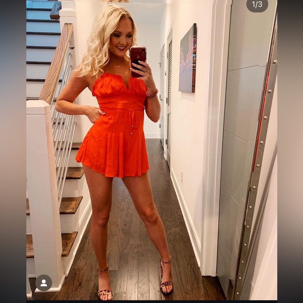 Boutique satin romper
